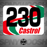 Vintage Racing Numbers – Castrol